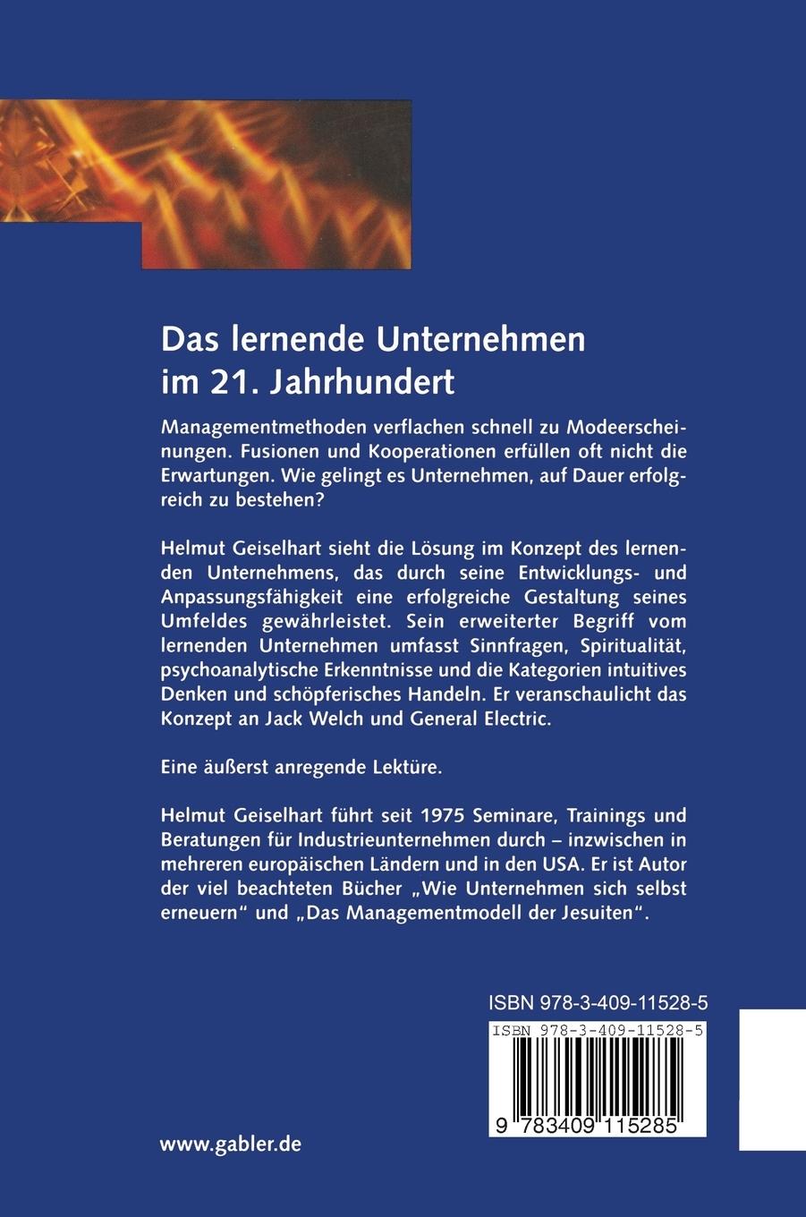 Rückseitencover Das lernende Unternehmen im 21. Jahrhundert