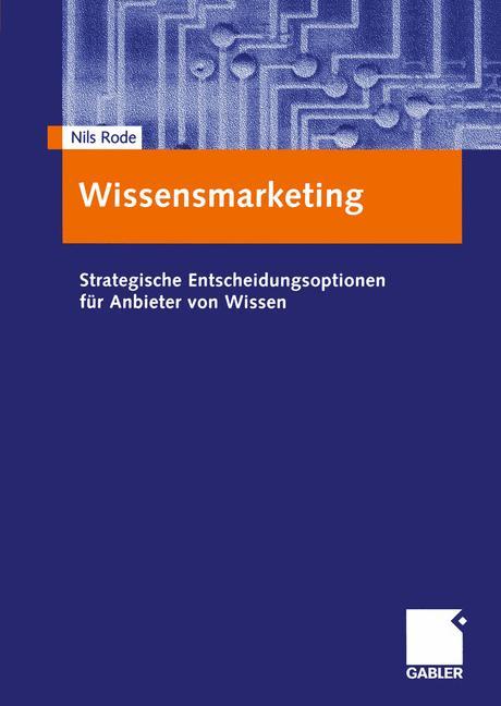 Vorderes Coverbild Wissensmarketing
