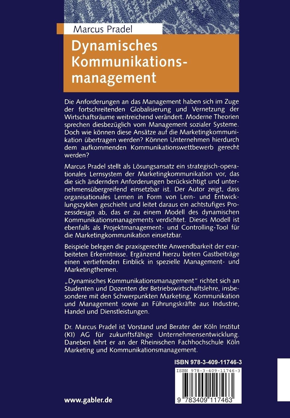 Rückseitencover Dynamisches Kommunikationsmanagement