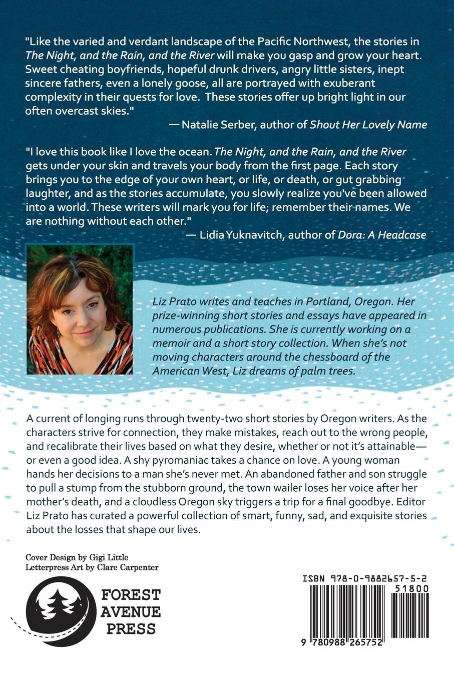 Rückseitencover The Night, and the Rain, and the River