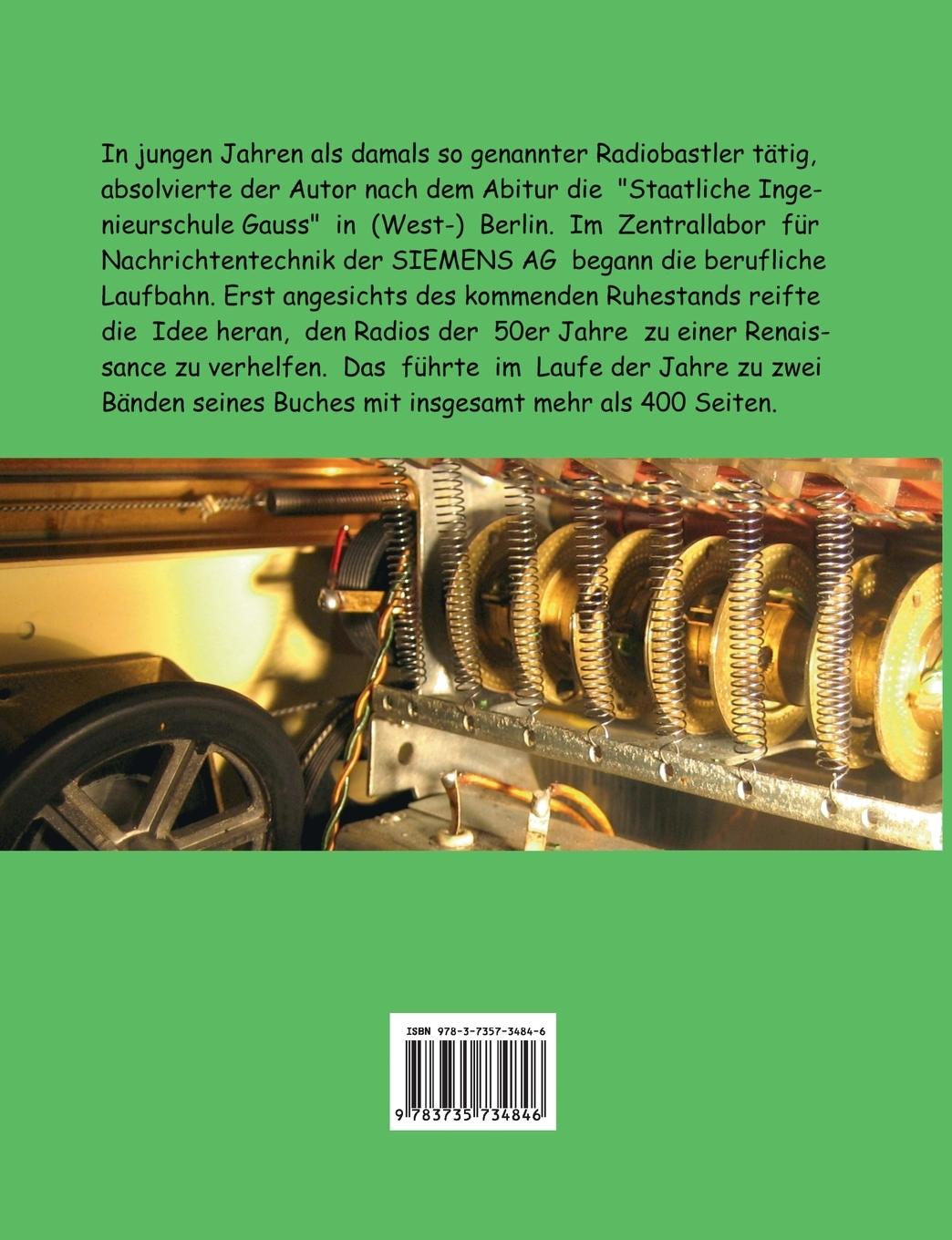 Rückseitencover Radios der 50er Jahre Band 2