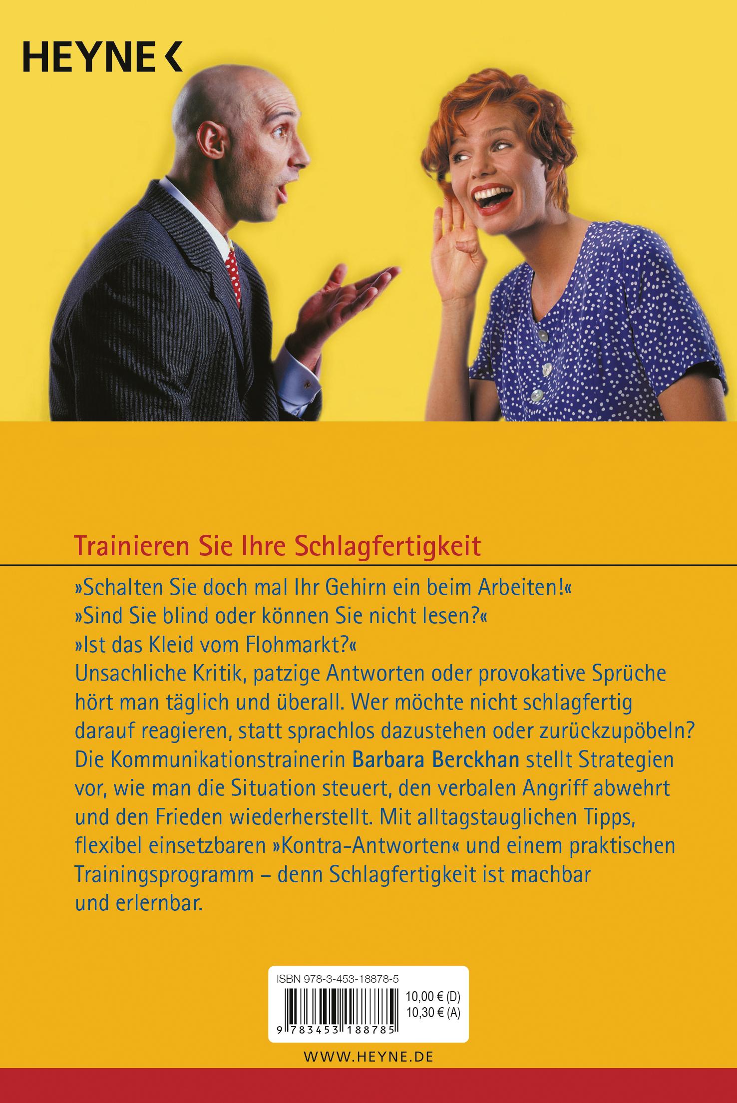 Beispielinhalt (Bild) Die etwas intelligentere Art, sich gegen dumme Sprüche zu wehren