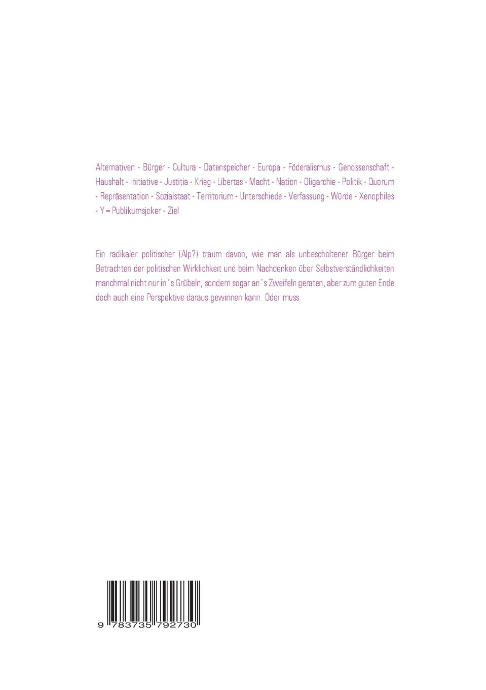 Rückseitencover Demokratie buchstabieren