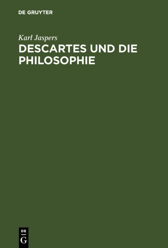 Vorderes Coverbild Descartes und die Philosophie