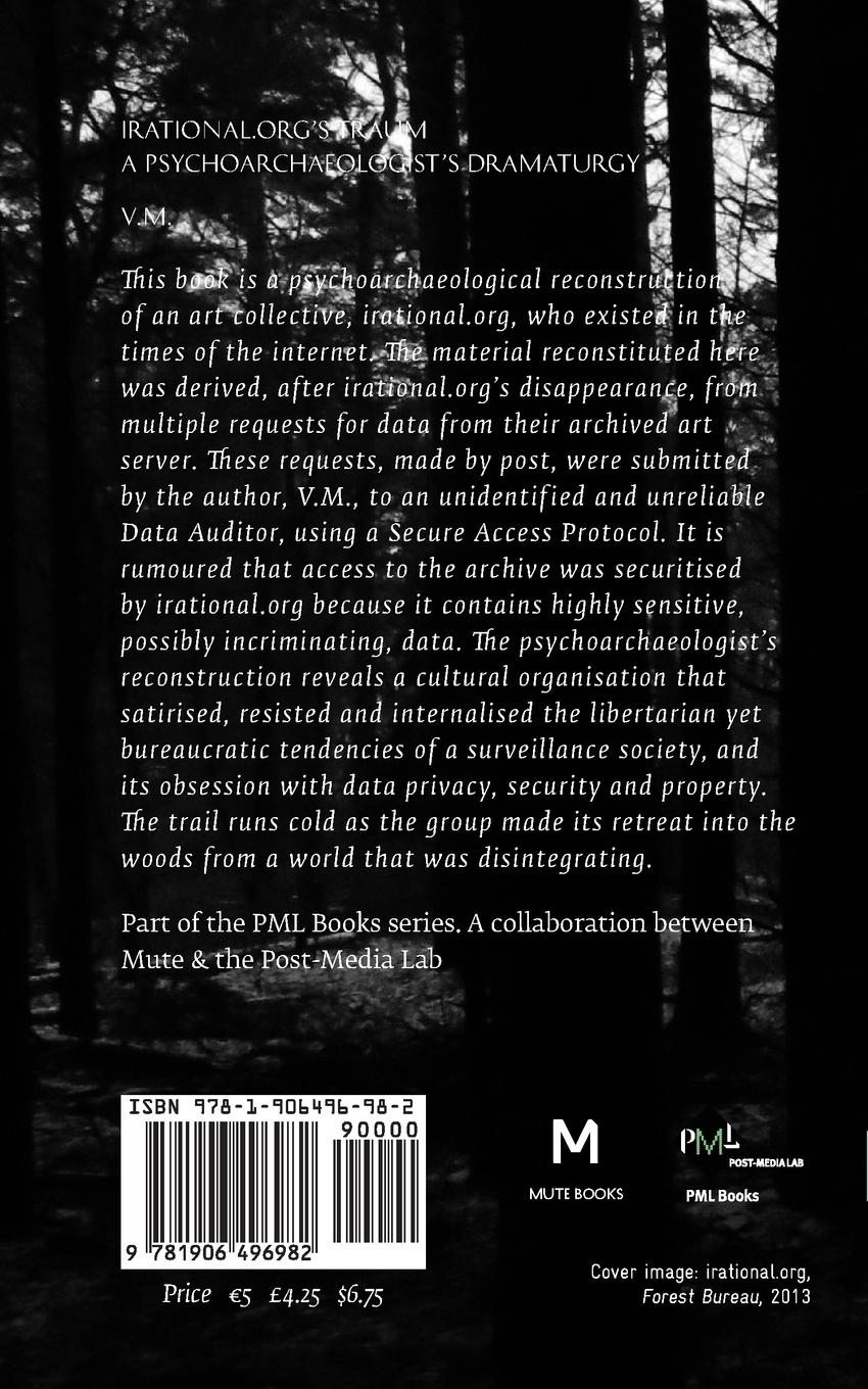 Rückseitencover Irational.Orgs's Traum-A Psychoarchaeologist's Dramaturgy