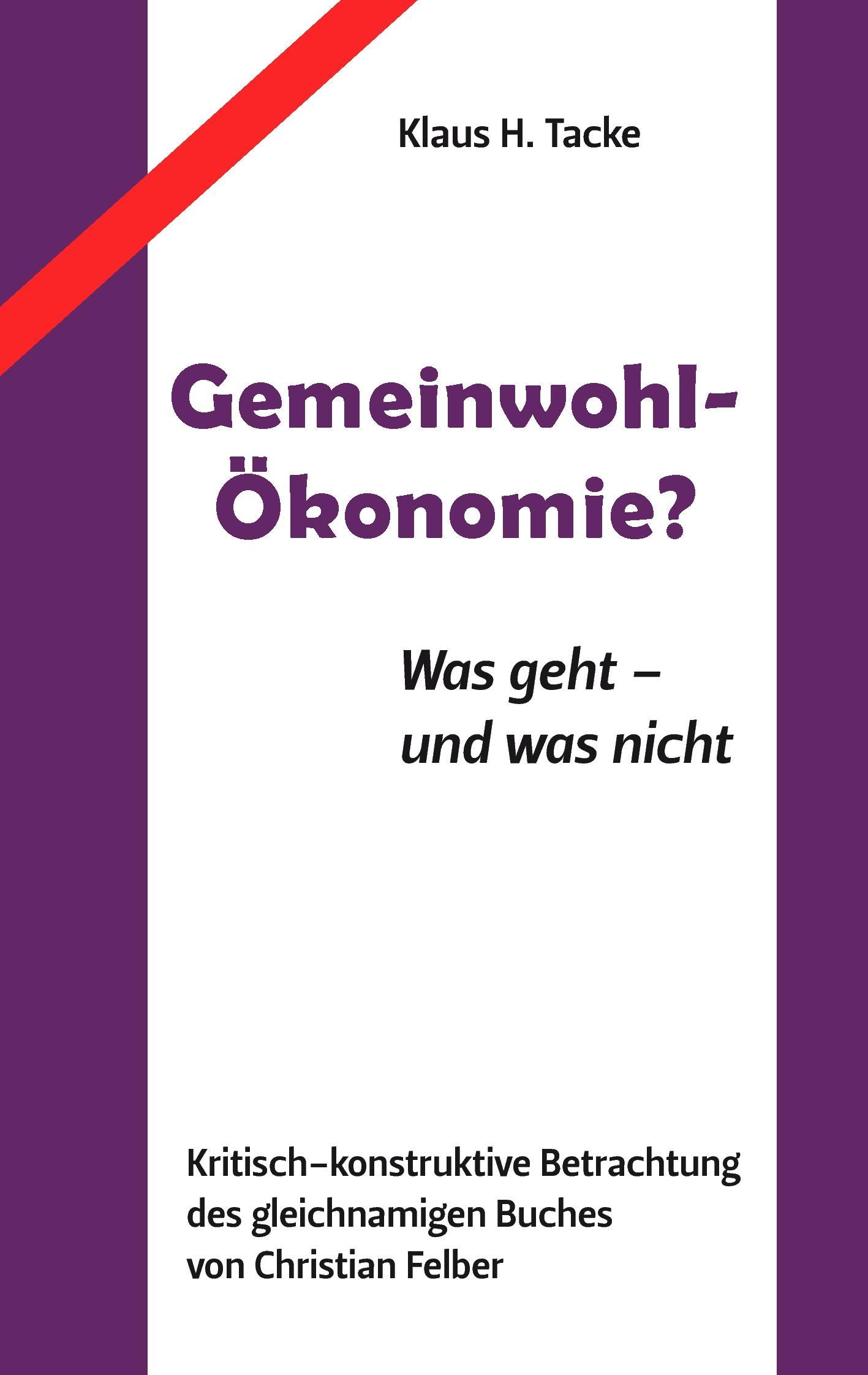 Vorderes Coverbild Gemeinwohl-Ökonomie?