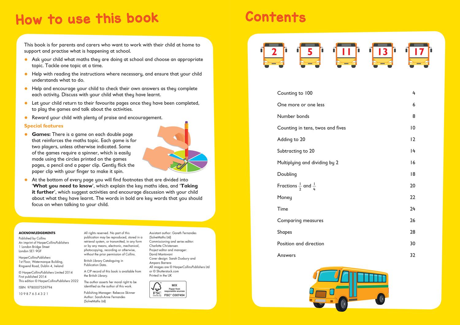 Beispielinhalt (Bild) Maths Ages 5-7