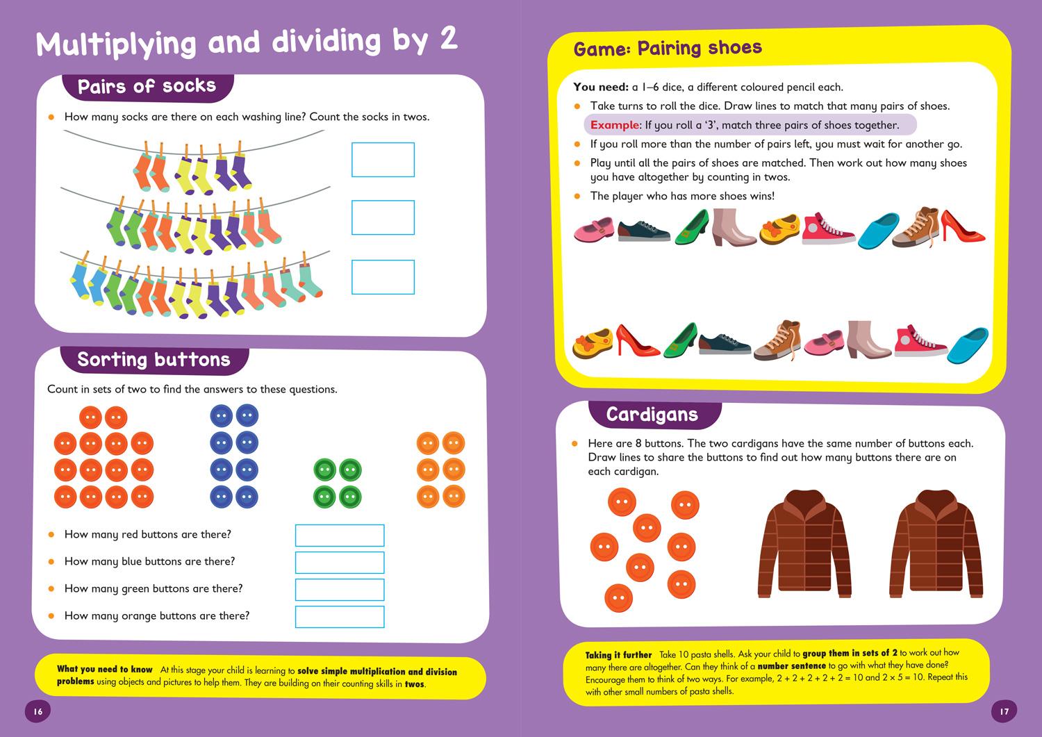Beispielinhalt (Bild) Maths Ages 5-7