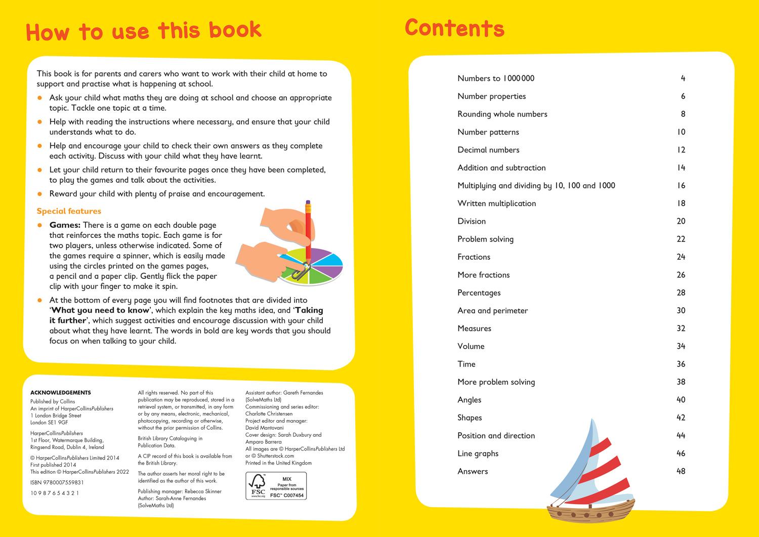Beispielinhalt (Bild) Maths Ages 9-11