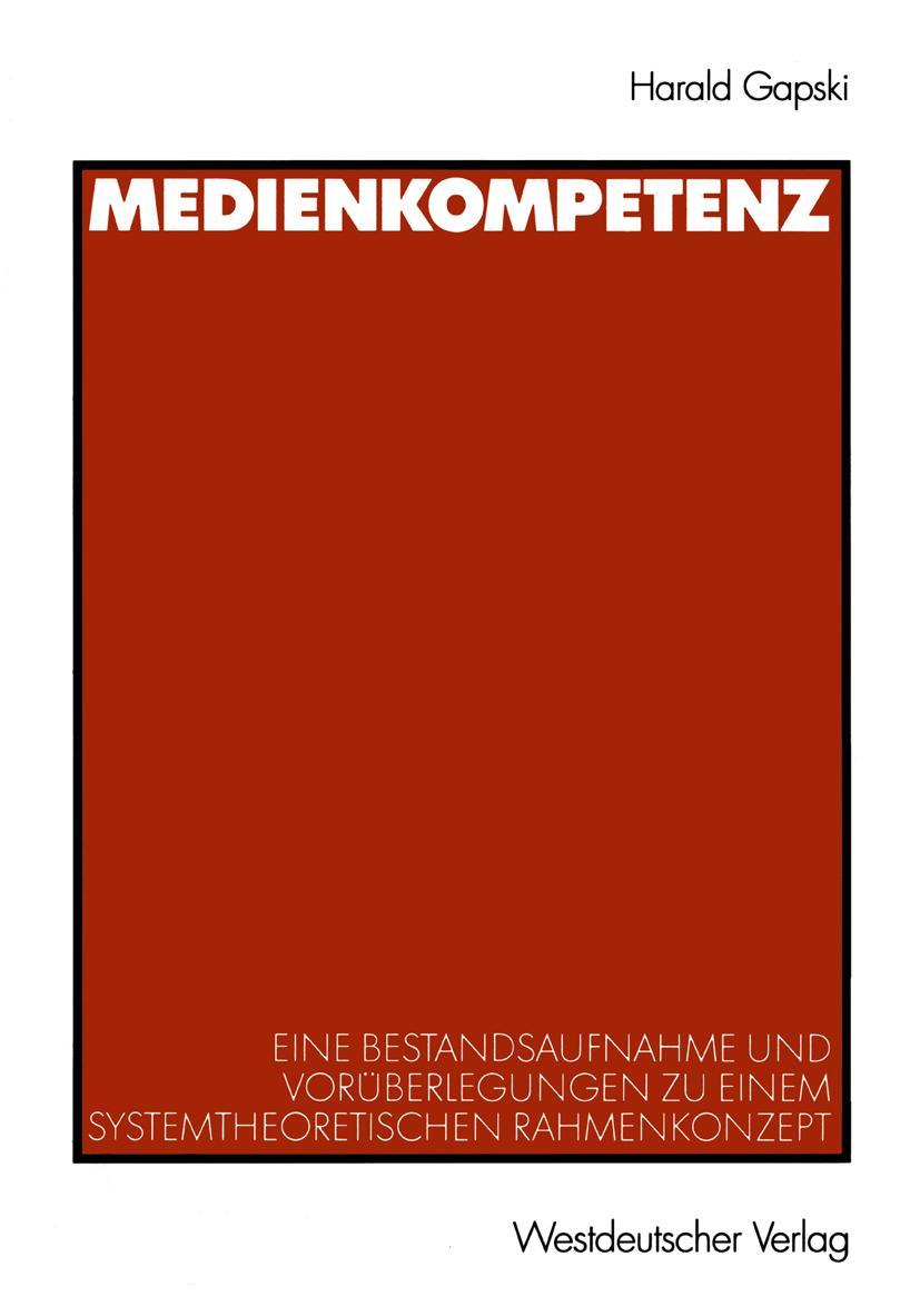Vorderes Coverbild Medienkompetenz