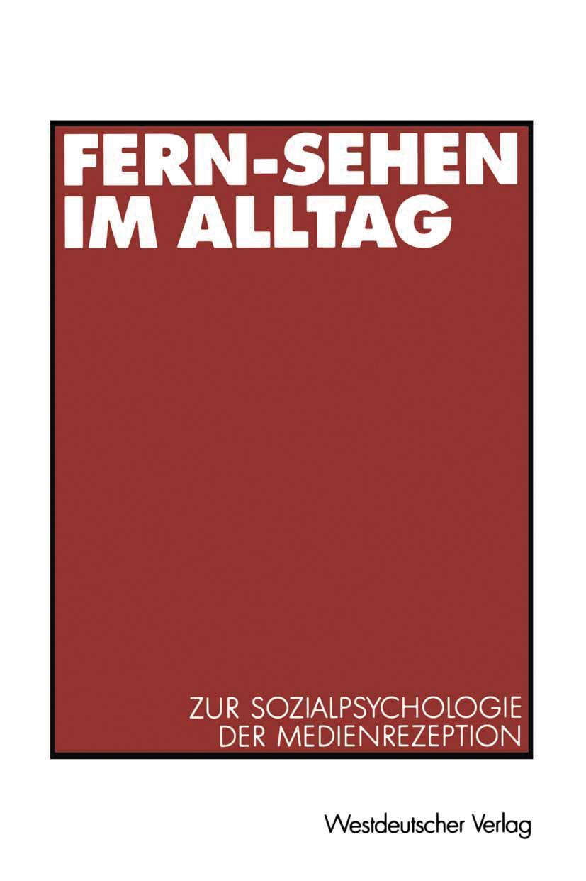 Vorderes Coverbild Fern-Sehen im Alltag