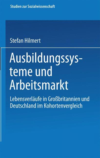 Vorderes Coverbild Ausbildungssysteme und Arbeitsmarkt