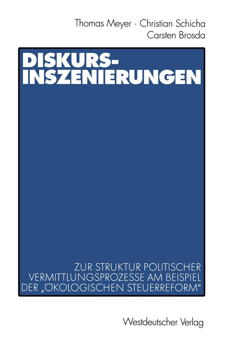 Vorderes Coverbild Diskurs-Inszenierungen