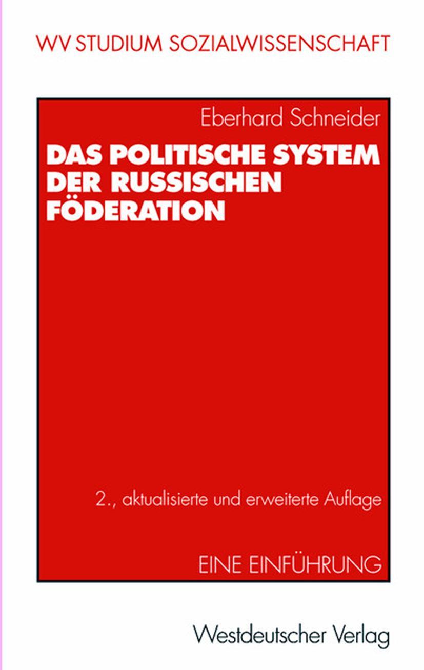 Vorderes Coverbild Das politische System der Russischen Föderation