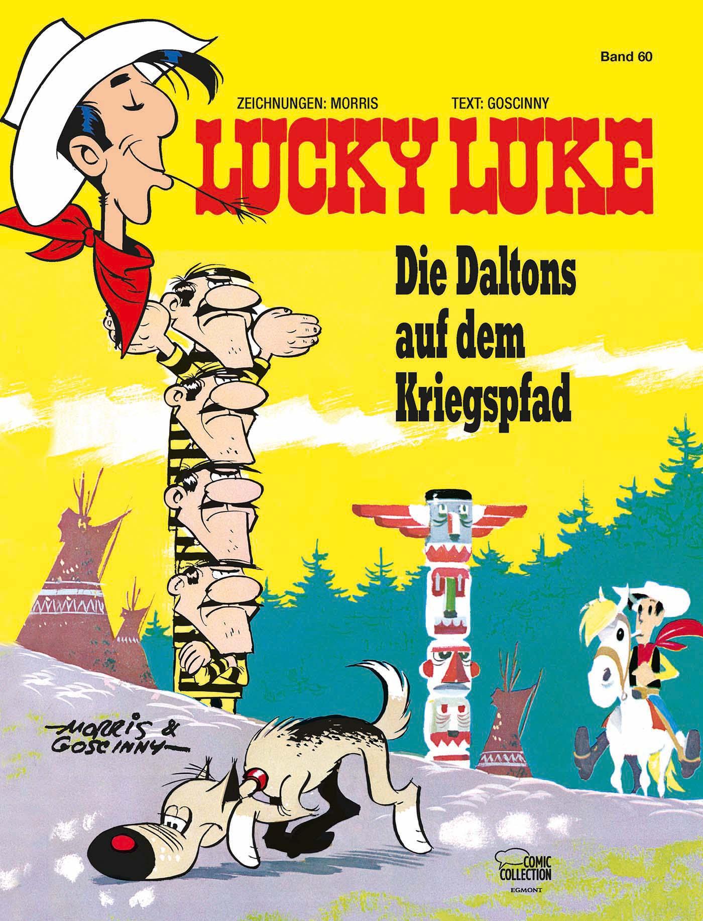 Vorderes Coverbild Lucky Luke 60 - Die Daltons auf dem Kriegspfad