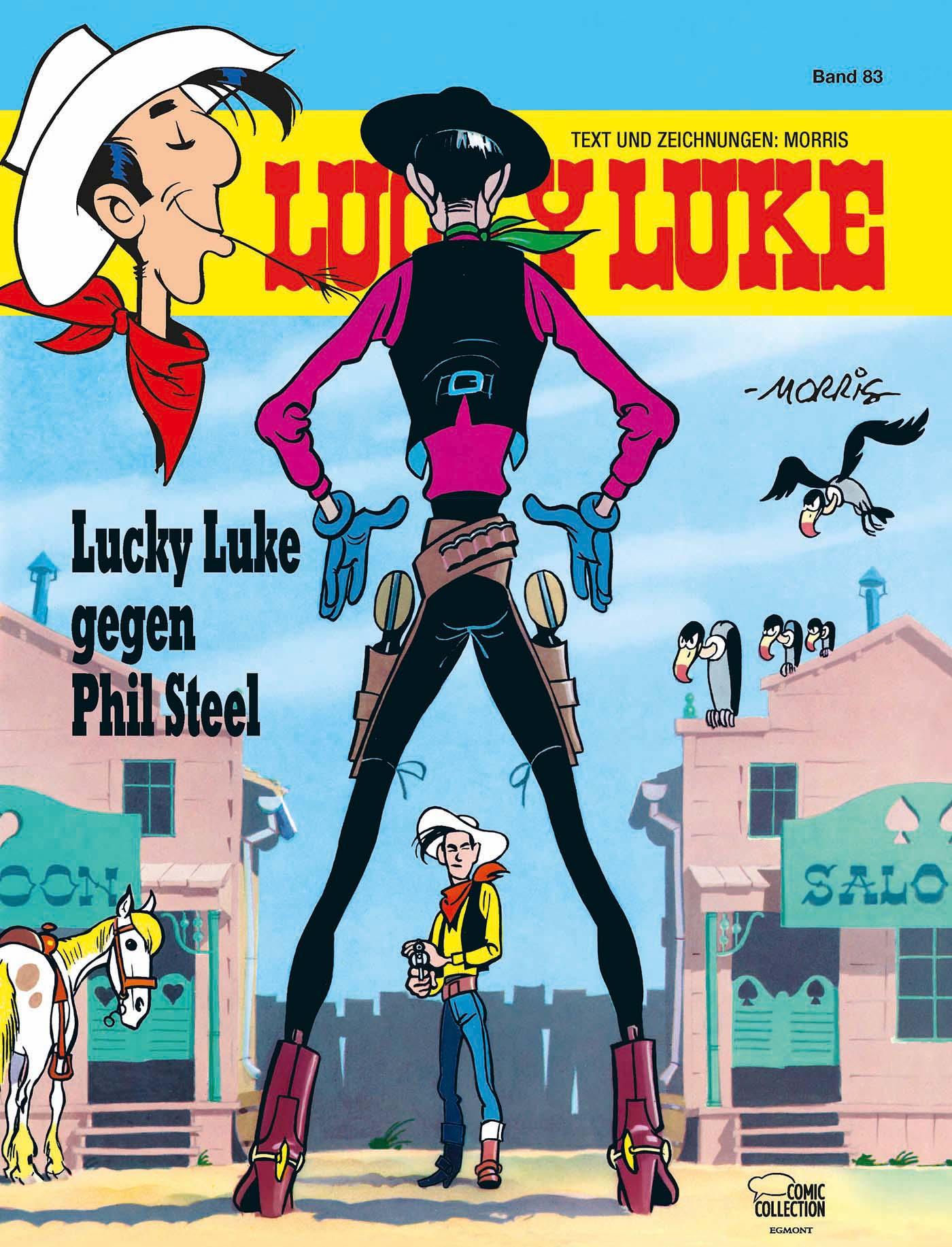 Vorderes Coverbild Lucky Luke 83 - Lucky Luke gegen Phil Steel
