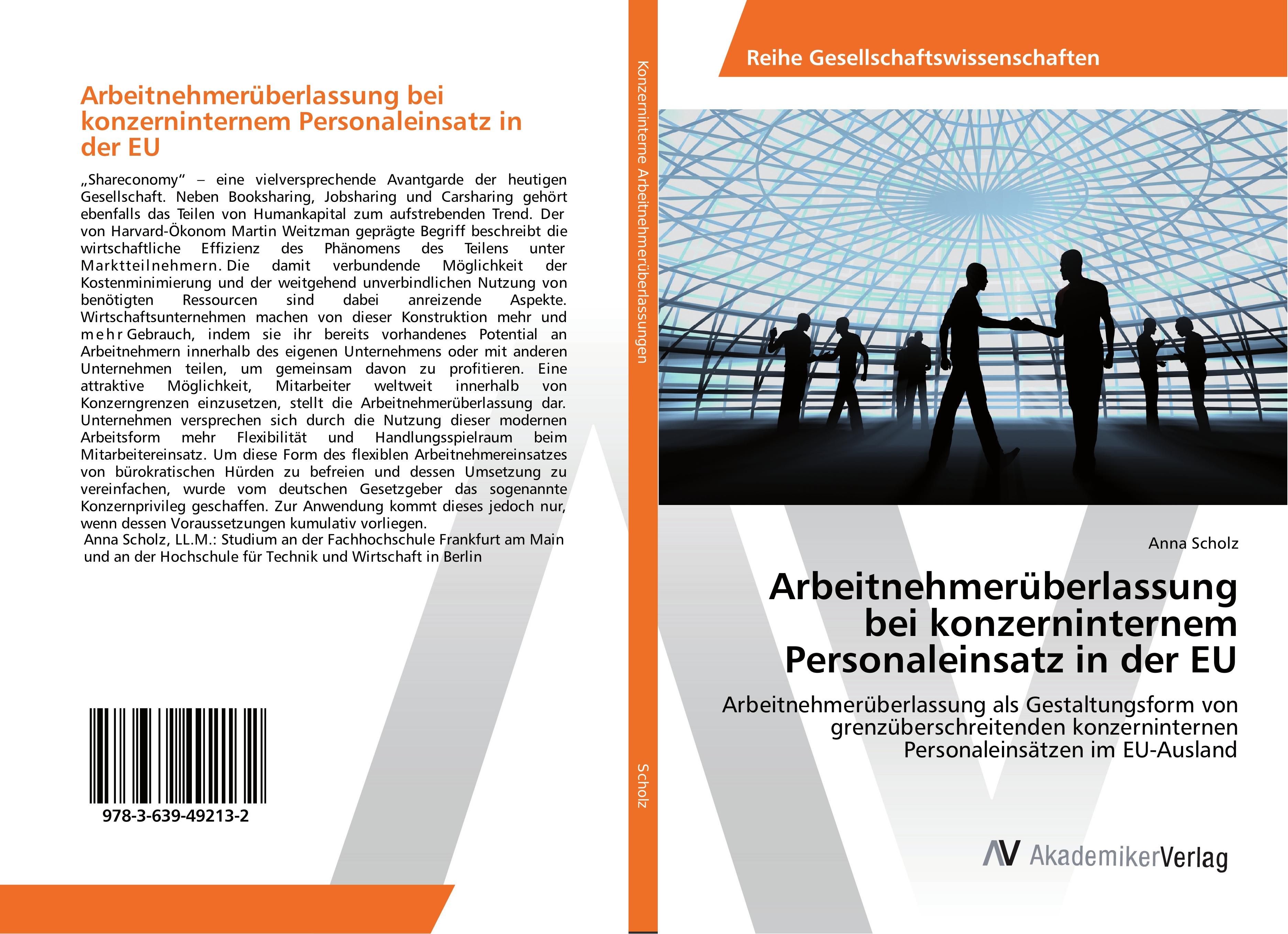 Vorderes Coverbild Arbeitnehmerüberlassung bei konzerninternem Personaleinsatz in der EU