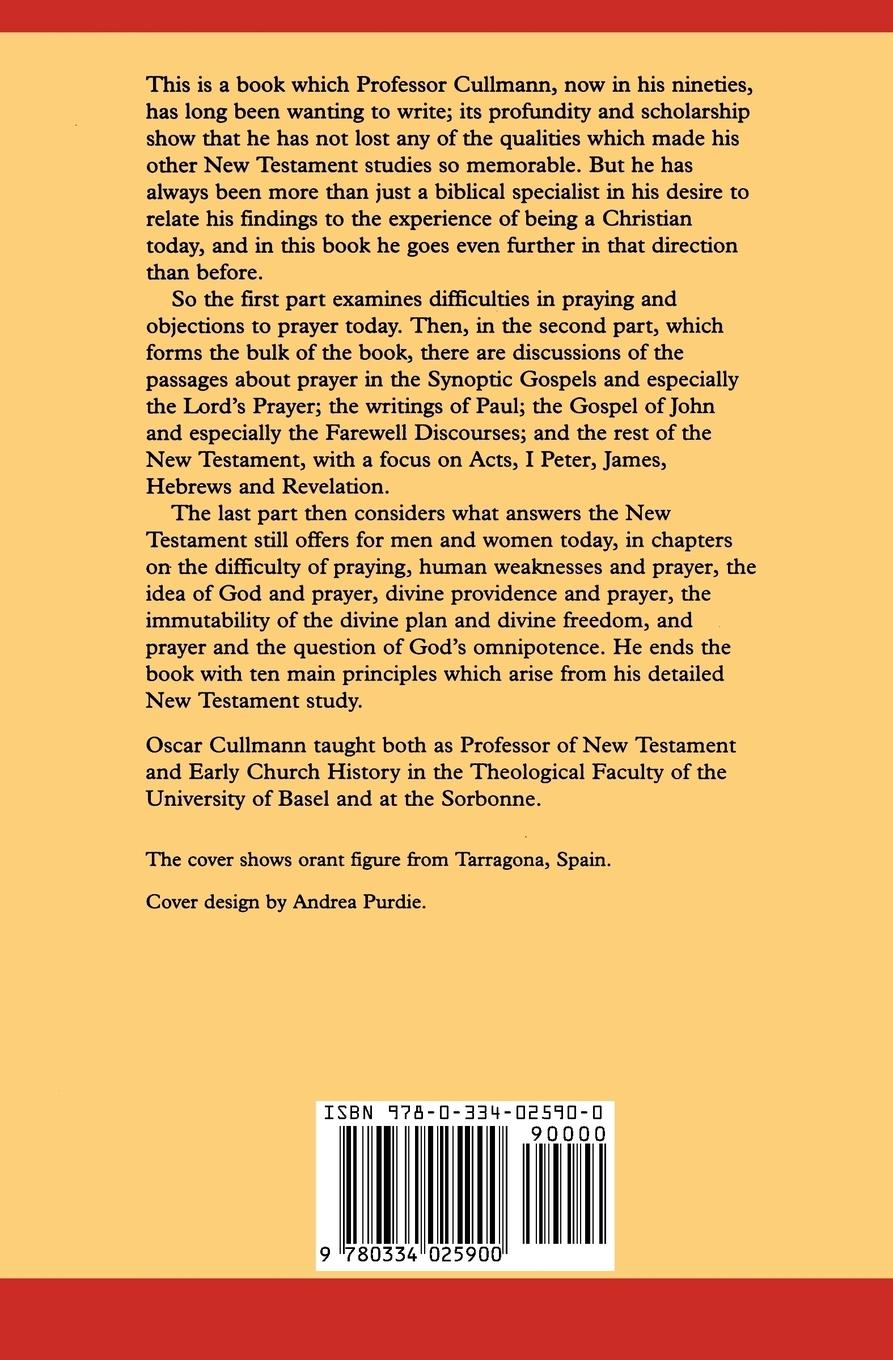 Rückseitencover Prayer in the New Testament