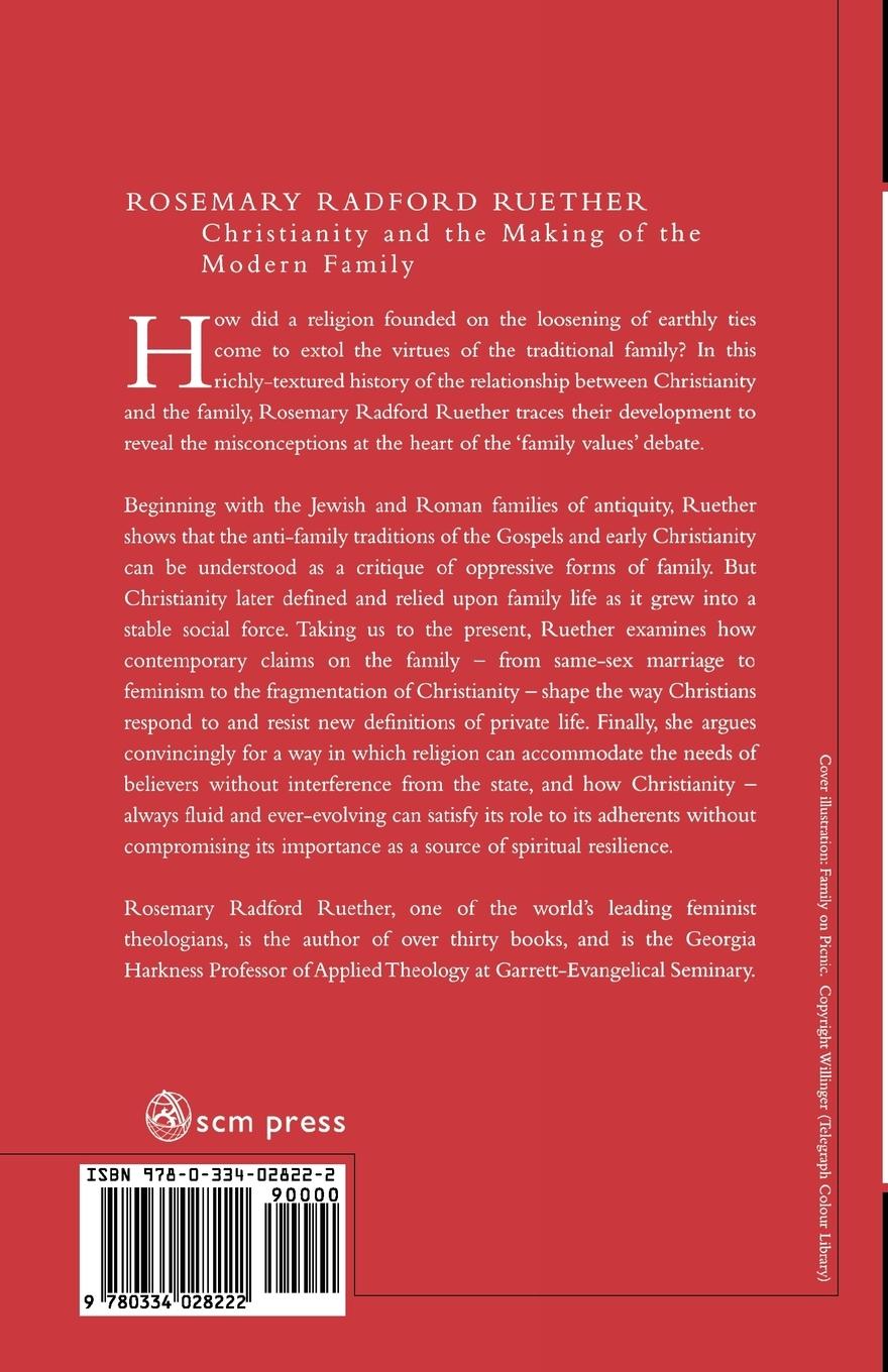 Rückseitencover Christianity and the Making of the Modern Family