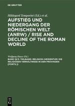 Vorderes Coverbild Religion (Heidentum: Die religiösen Verhältnisse in den Provinzen [Forts.])
