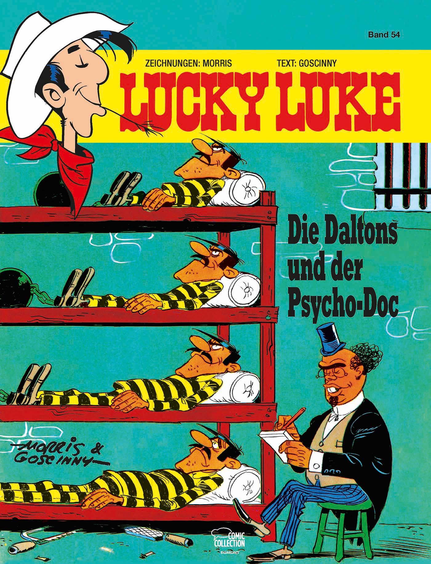 Vorderes Coverbild Lucky Luke 54 - Die Daltons und der Psycho-Doc