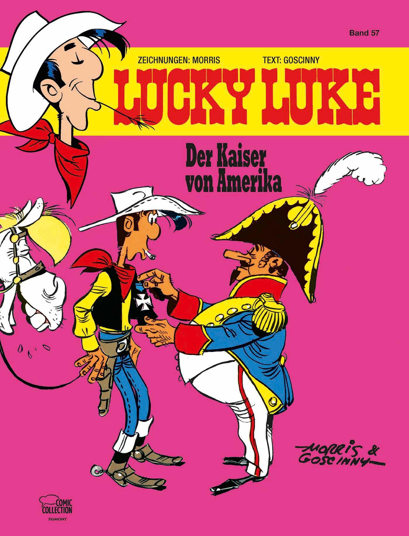 Vorderes Coverbild Lucky Luke 57 - Der Kaiser von Amerika