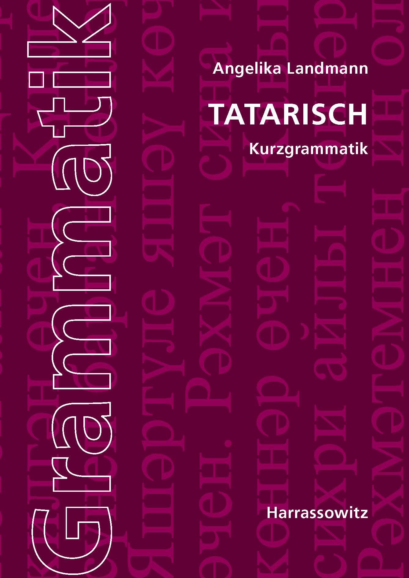 Vorderes Coverbild Tatarische Kurzgrammatik