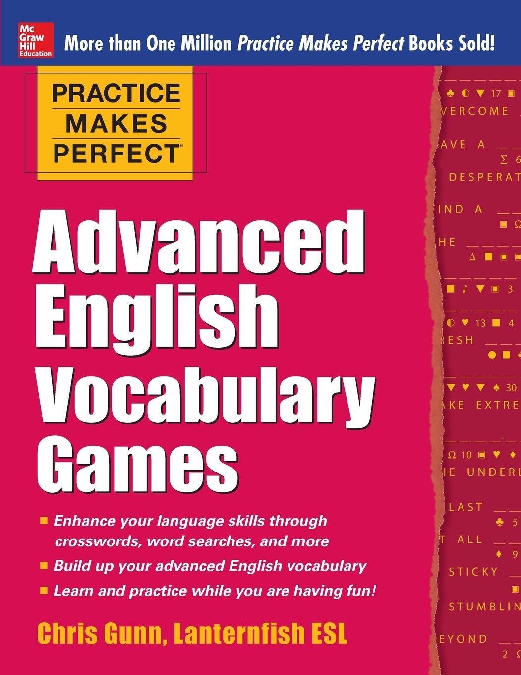 Vorderes Coverbild Practice Makes Perfect Advanced English Vocabulary Games