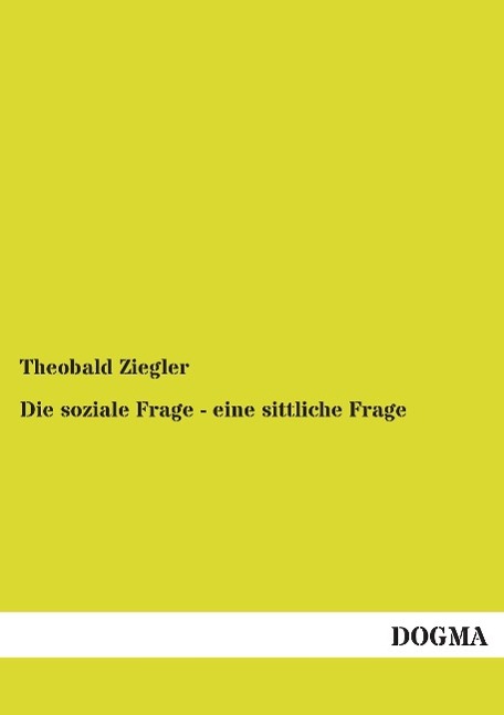 Vorderes Coverbild Die soziale Frage - eine sittliche Frage