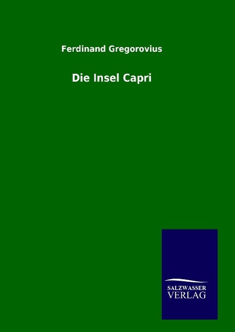 Vorderes Coverbild Die Insel Capri
