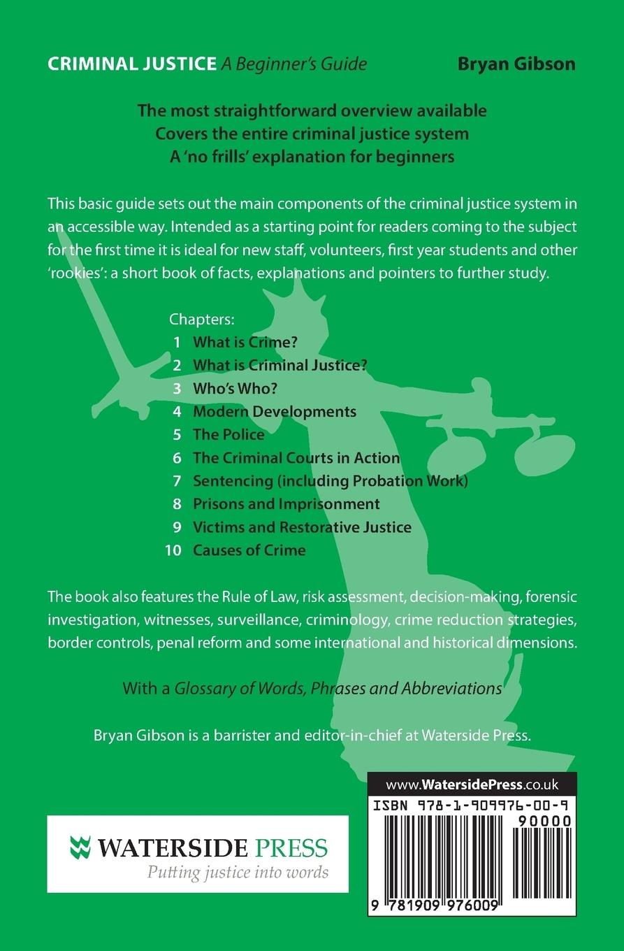 Rückseitencover Criminal Justice
