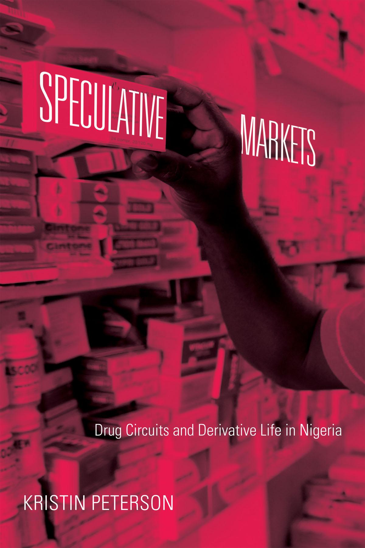 Vorderes Coverbild Speculative Markets