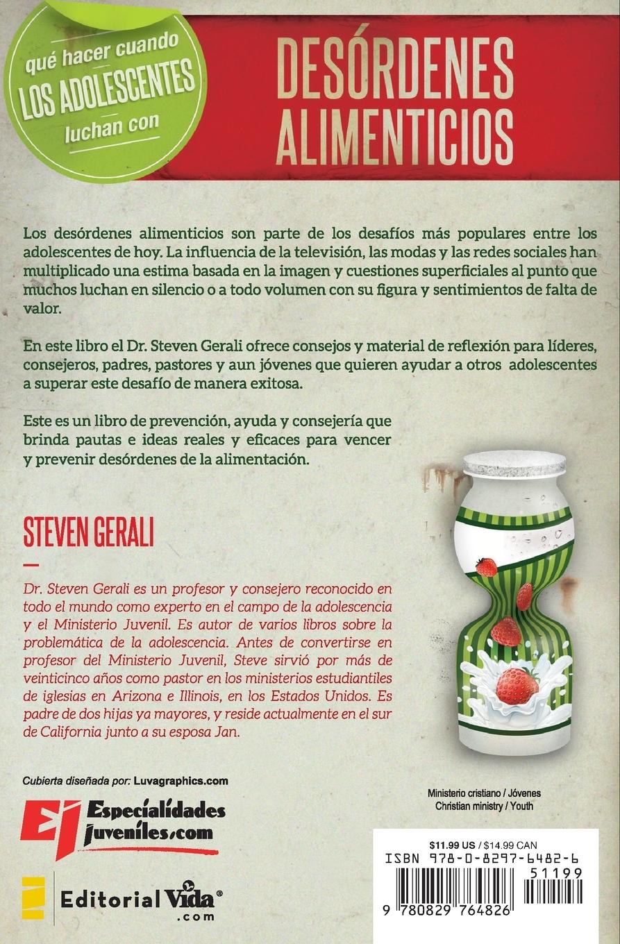 Rückseitencover Que hacer cuando los jóvenes luchan con desórdenes alimenticios