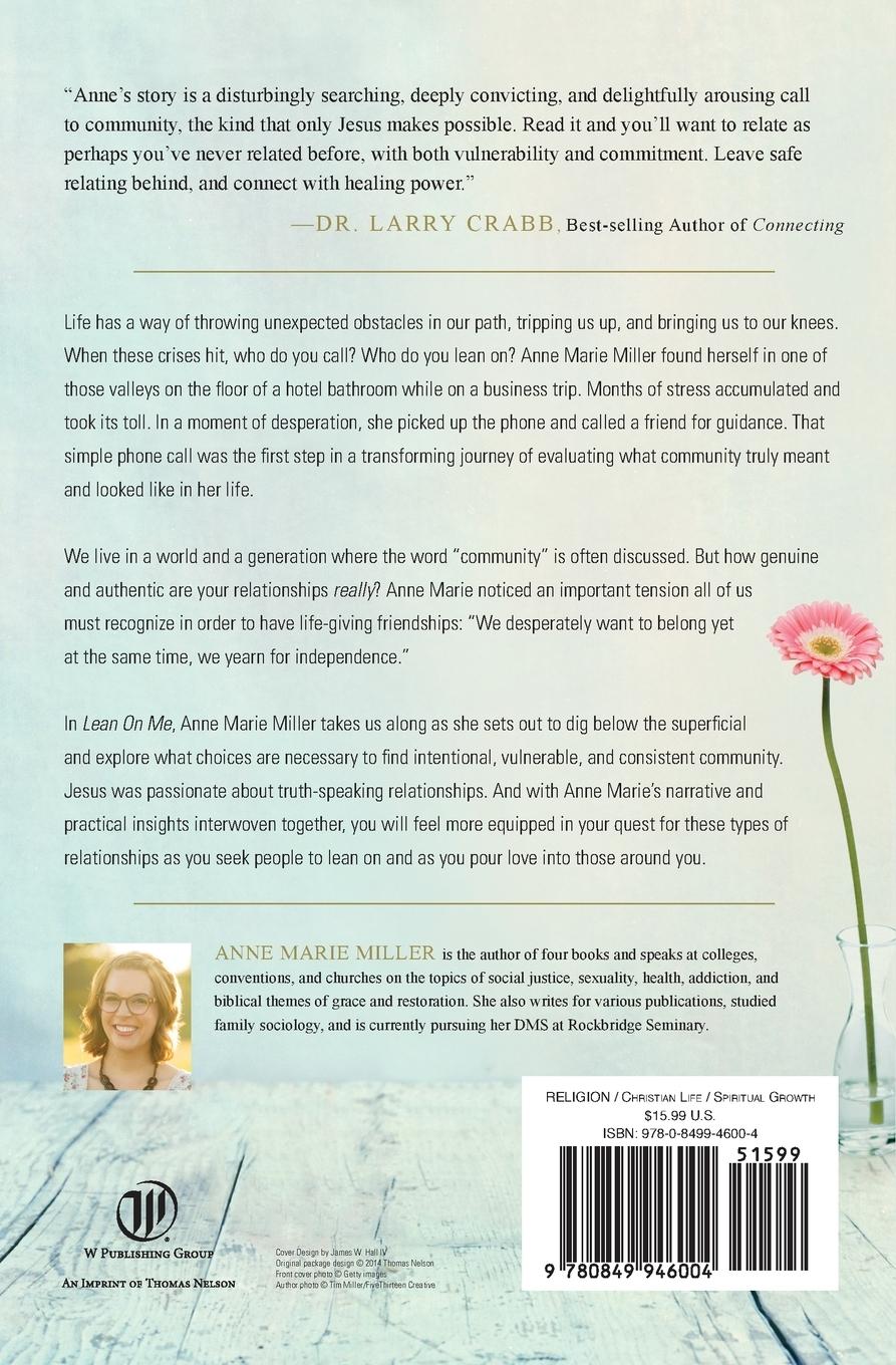 Rückseitencover The Lean on Me