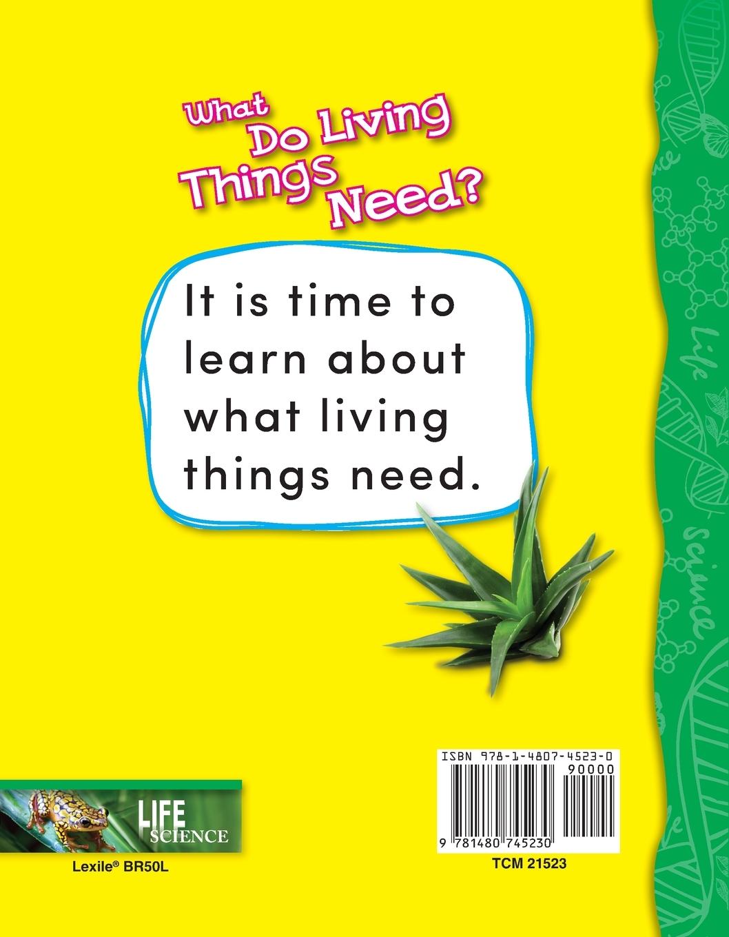 Rückseitencover What Do Living Things Need?