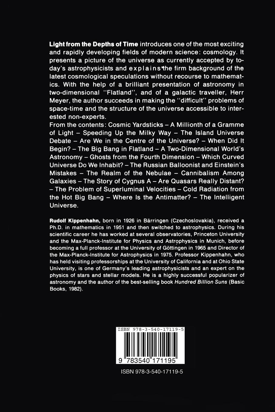 Rückseitencover Light from the Depths of Time