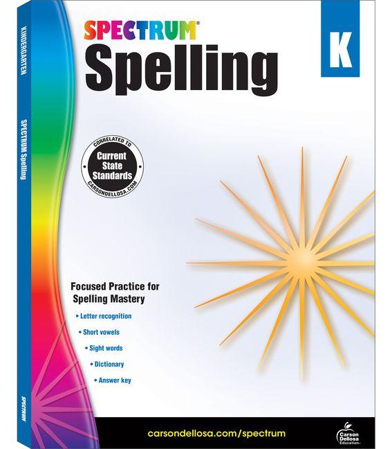 Vorderes Coverbild Spectrum Spelling, Grade K