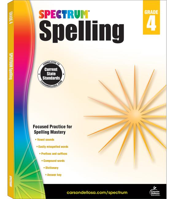 Vorderes Coverbild Spectrum Spelling, Grade 4