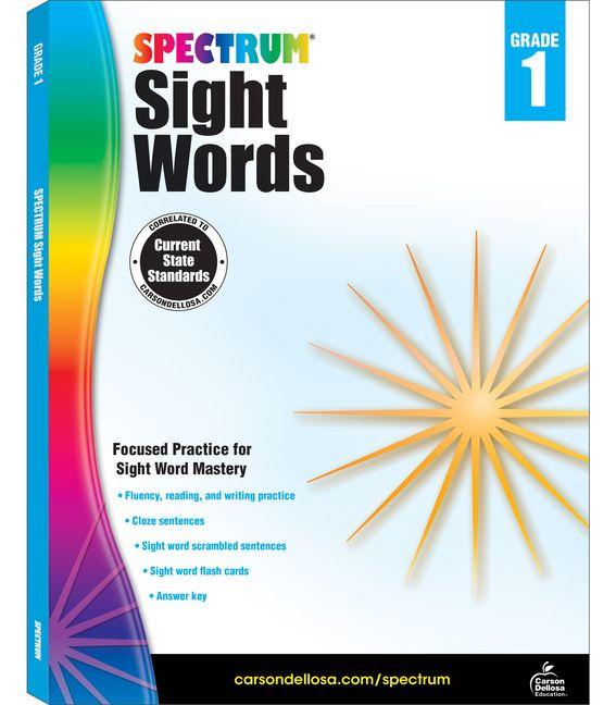 Vorderes Coverbild Spectrum Sight Words, Grade 1