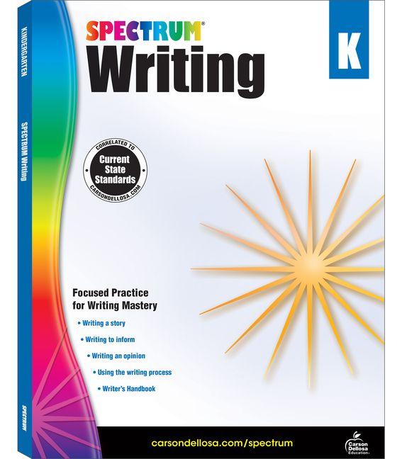 Vorderes Coverbild Spectrum Writing, Grade K