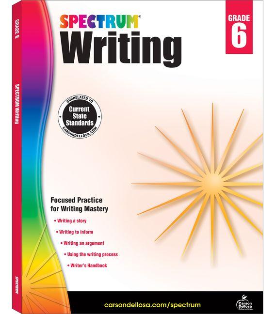 Vorderes Coverbild Spectrum Writing, Grade 6
