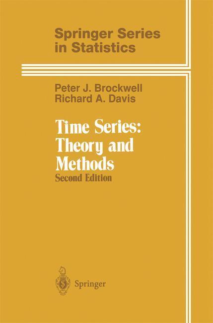Beispielinhalt (Bild) Time Series: Theory and Methods