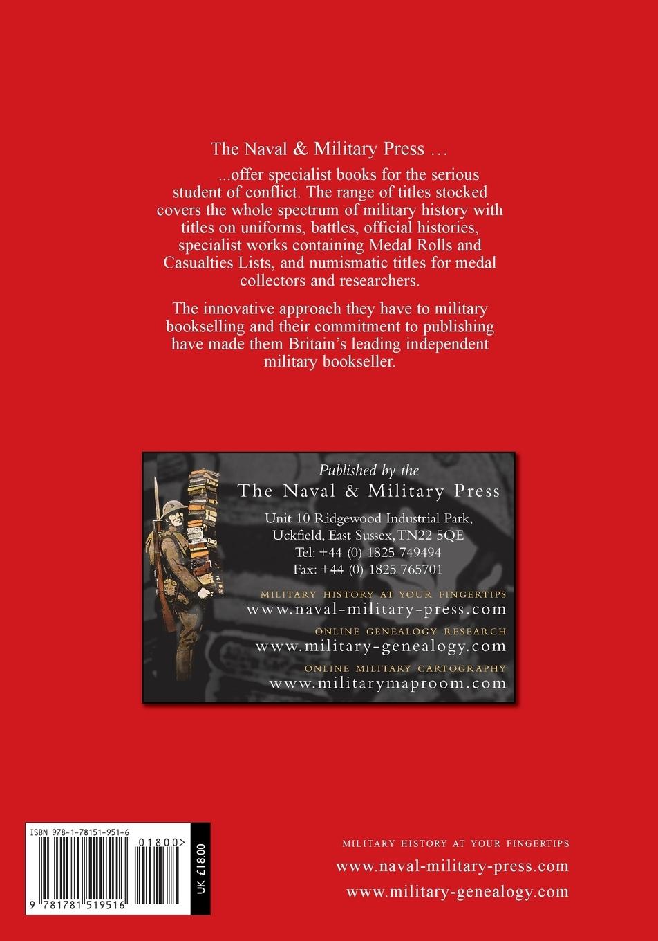 Rückseitencover Historical Records of the Forty-Third Regiment, Monmouthshire Light Infantry.(Oxfordshire & Buckinghamshire L.I.)