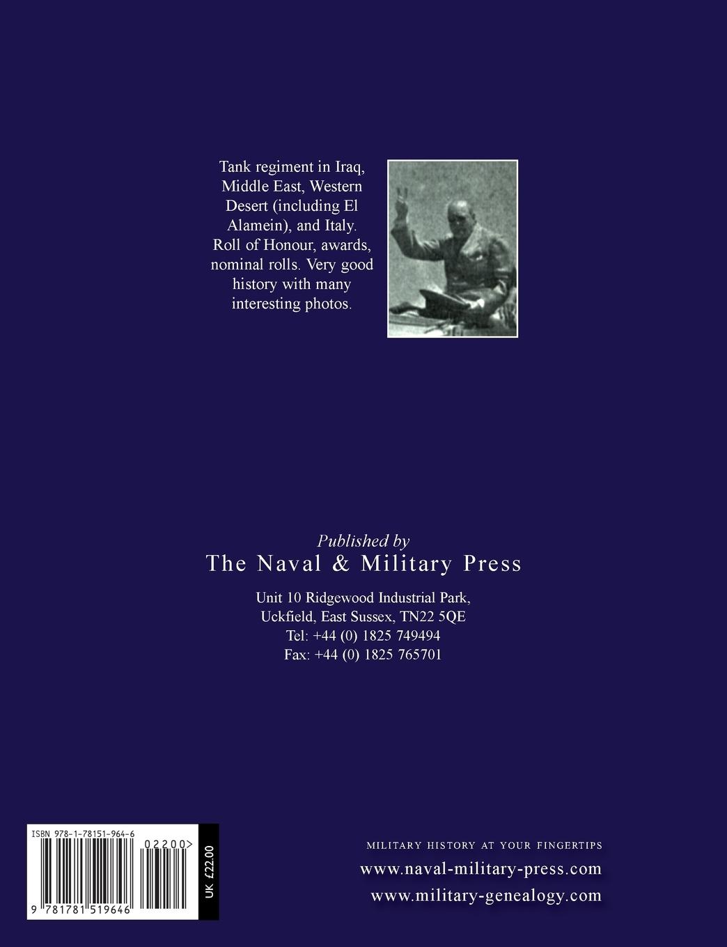 Rückseitencover Royal Wiltsthe History of the Royal Wiltshire Yeomanry 1920-1945