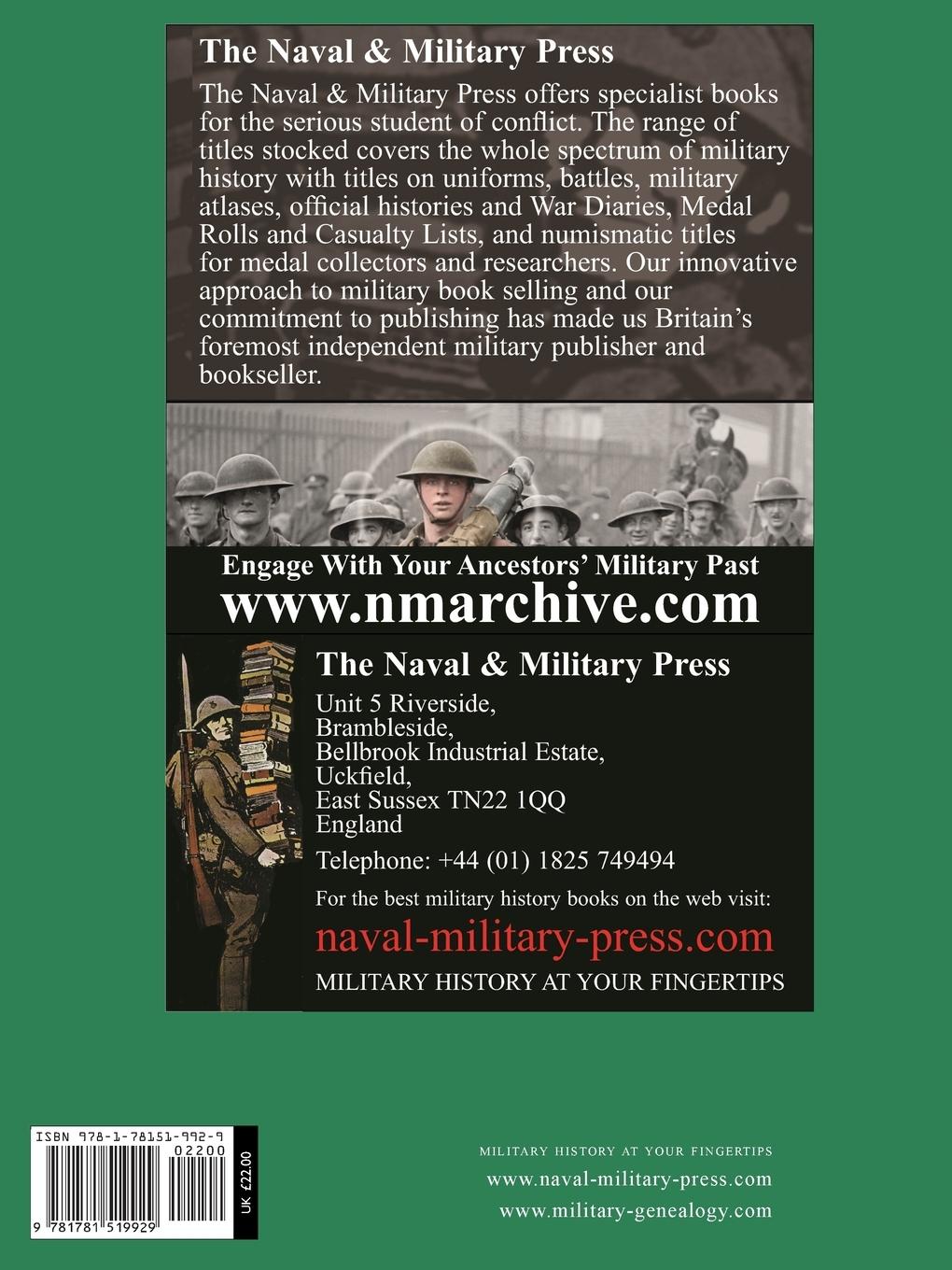 Rückseitencover History of the 1st Battalion 14th Punjab Regiment Sherdil-KI-Paltanlate XIX Punjabis