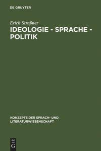 Vorderes Coverbild Ideologie - Sprache - Politik