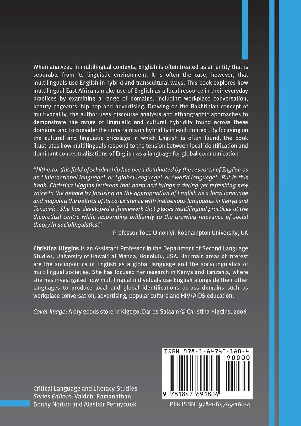 Rückseitencover English as a Local Language