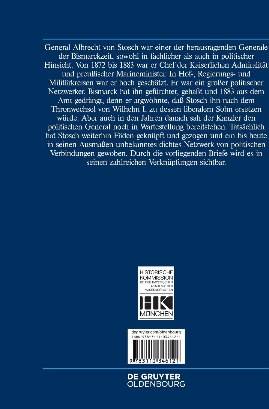 Rückseitencover General Albrecht von Stosch