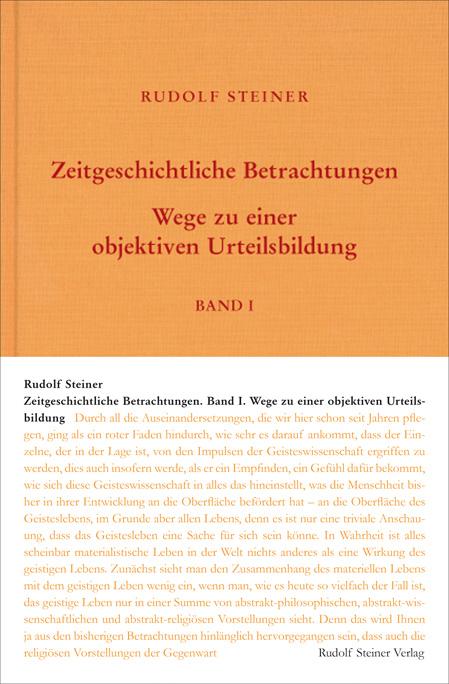 Vorderes Coverbild Zeitgeschichtliche Betrachtungen