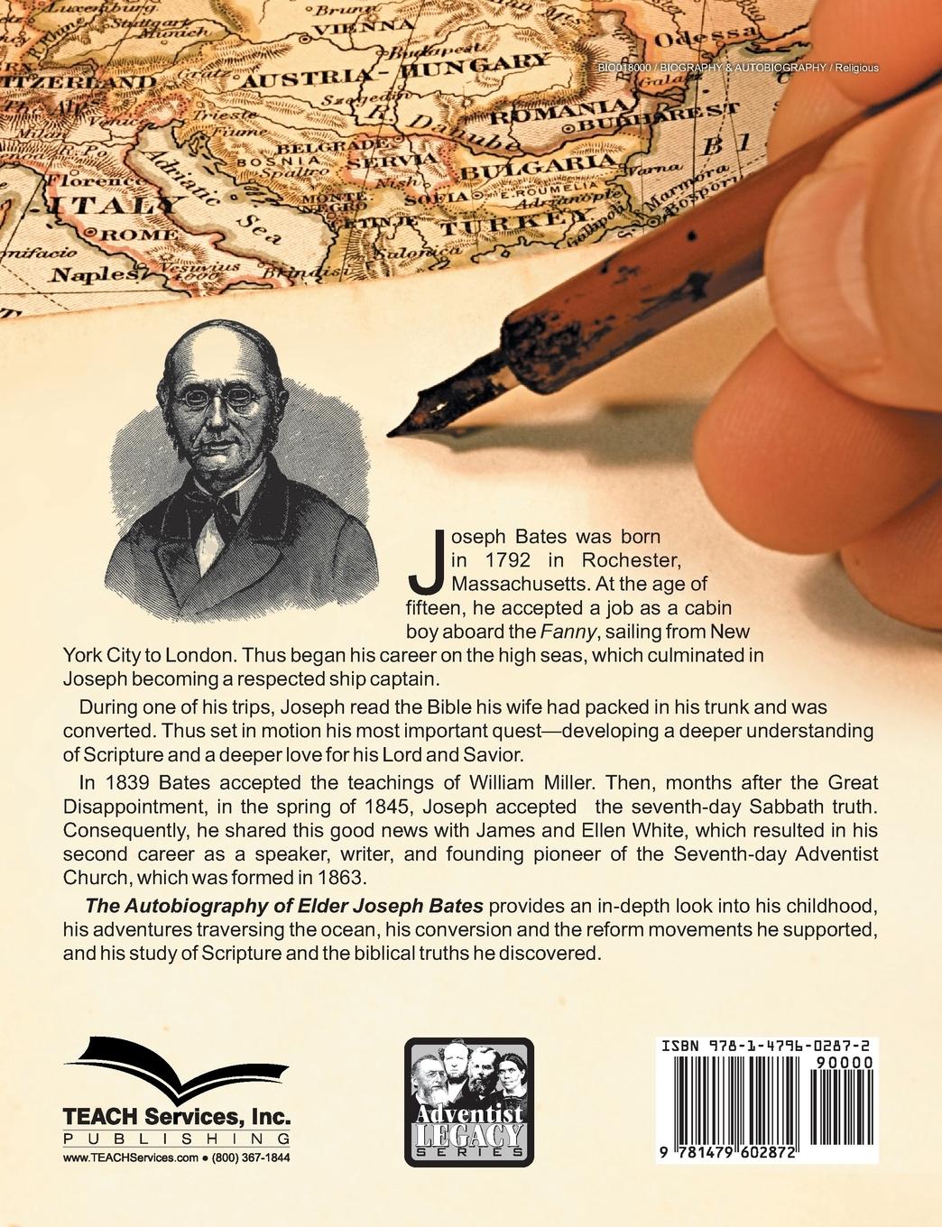 Rückseitencover The Autobiography of Elder Joseph Bates